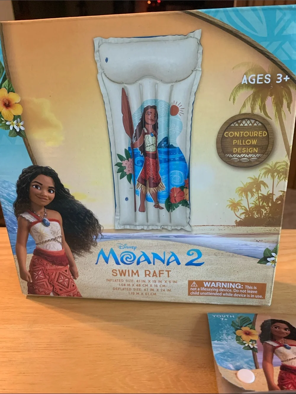 Disney Moana 2 Disney 3-Pc Swim pool Party set NEW Swim raft Mask & Goggles Set